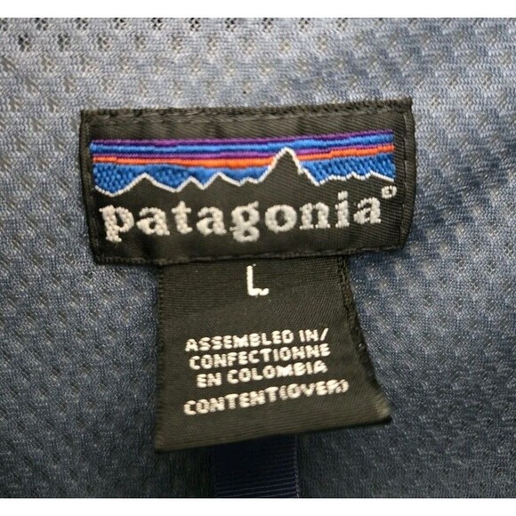 Vintage 90s Patagonia Mens Large Windbreaker Jacket Zip Up Casual Retro Hip Hop - Picture 5 of 9